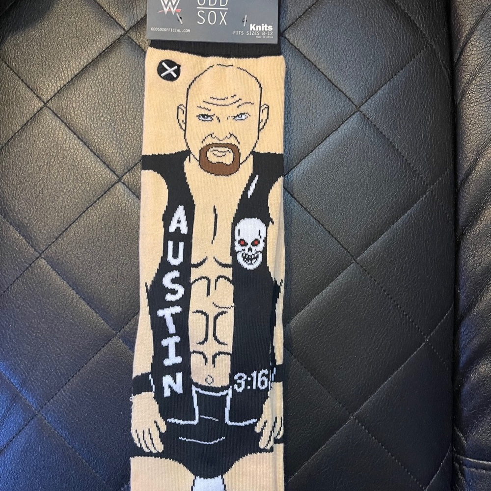 Wwe odd socks stone cold Steve Austin 8-12